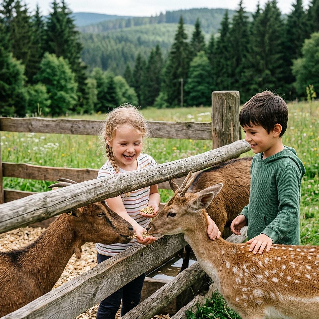Tierpark Osterzgebirge (Symbolbild) (Symbolbild, KI-generiert)